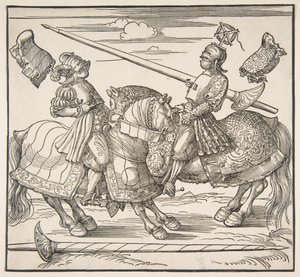 Turnaj na koni, ca. 151718. od Albrecht Dürer