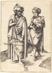 Turecká rodina od Albrecht Dürer