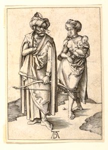 Turecká rodina od Albrecht Dürer