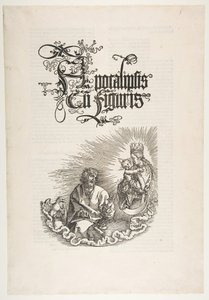 Panna zjevující se svatému Janovi, z Apocalypse.n.d. od Albrecht Dürer