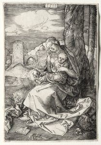 Panna a dítě s hruškou od Albrecht Dürer