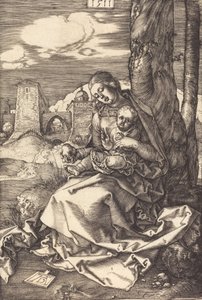 Panna a dítě s hruškou, 1511. od Albrecht Dürer