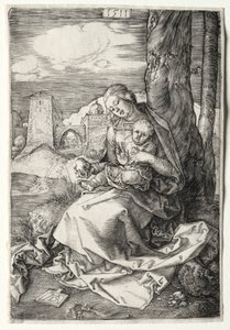 Panna a dítě s hruškou, 1511. od Albrecht Dürer
