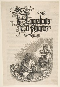 Panna a svatý Jan, z Apokalypsy, 1511. od Albrecht Dürer