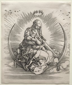 Panna na půlměsíci od Albrecht Dürer