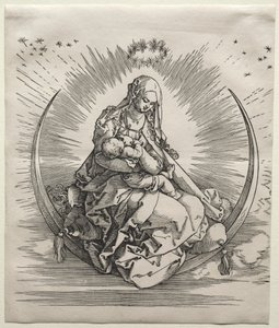 Panna na půlměsíci, c. 1510-1511. od Albrecht Dürer