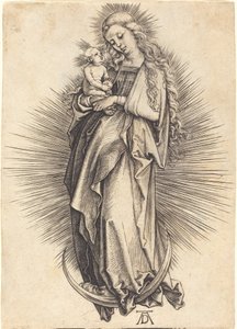 Panna na půlměsíci od Albrecht Dürer