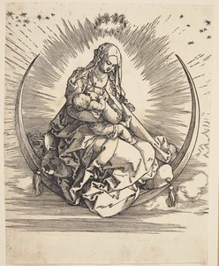 Panna na půlměsíci od Albrecht Dürer