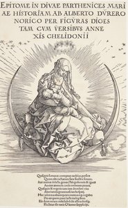 Panna na půlměsíci od Albrecht Dürer