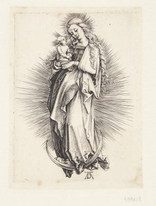 Panna na půlměsíci od Albrecht Dürer