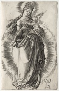Panna s hvězdnou korunou od Albrecht Dürer