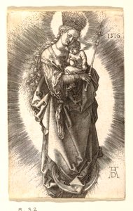Panna s hvězdnou korunou od Albrecht Dürer