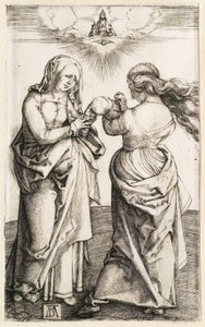 Panna Maria s Ježíškem a svatou Annou od Albrecht Dürer