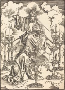 Vize sedmi svícnů od Albrecht Dürer