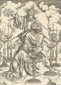 Vize sedmi svícnů, 1498. od Albrecht Dürer
