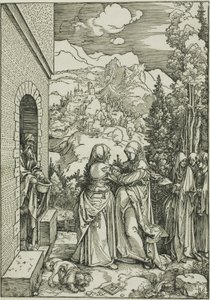 Navštívení ze života Panny Marie od Albrecht Dürer