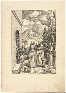 Navštívení ze života Panny Marie od Albrecht Dürer