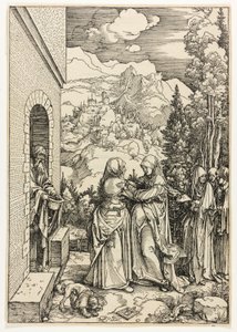 Navštívení ze života Panny Marie od Albrecht Dürer