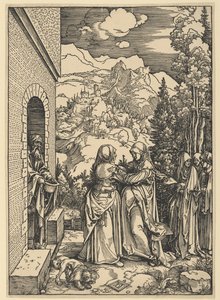 Navštívení, ze Života Panny Marie od Albrecht Dürer