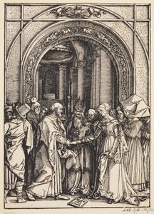 Zasnoubení Panny od Albrecht Dürer