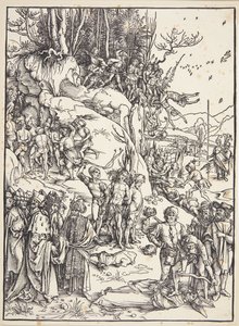 Umučení deseti tisíc od Albrecht Dürer