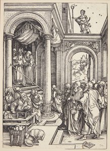Představení Panny Marie v chrámu od Albrecht Dürer