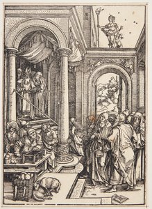 Představení Panny Marie v chrámu od Albrecht Dürer