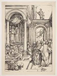 Představení Panny Marie v chrámu od Albrecht Dürer