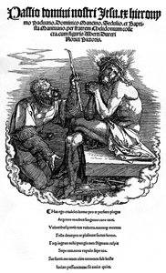 Titulní strana k sérii The Great Passion, 1510, 1936 od Albrecht Dürer