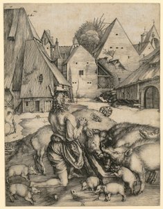 Marnotratný syn od Albrecht Dürer