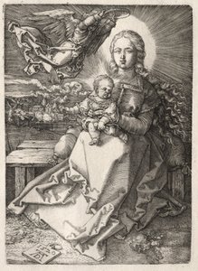 Panna korunovaná andělem, 1520. od Albrecht Dürer