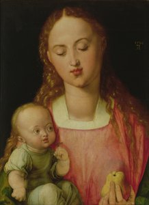 Panna a dítě, také známá jako Panna s hruškou, 1526 od Albrecht Dürer
