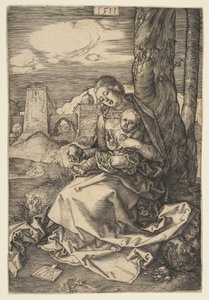 Panna a dítě s hruškou, 1511. od Albrecht Dürer