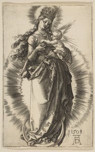 Panna na půlměsíci s hvězdnou korunou, 1508. od Albrecht Dürer