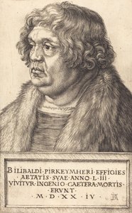 Willibald Pirckheimer, 1524. od Albrecht Dürer