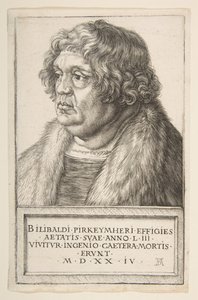 Willibald Pirckheimer, 1524. od Albrecht Dürer