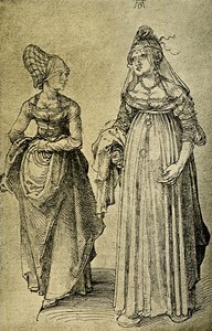 Žena z Norimberku a Benátska od Albrecht Dürer