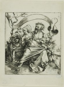 Mladá žena napadená smrtí (The Ravisher) od Albrecht Dürer