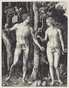 Adam a Eva od Albrecht Dürer