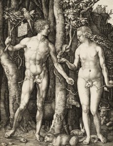 Adam a Eva od Albrecht Dürer