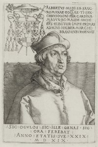 Kardinál Albrecht Braniborský od Albrecht Dürer