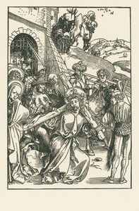 Kristus nesoucí kříž, kolem roku 1500 (dřevoryt) od Albrecht Dürer or Duerer