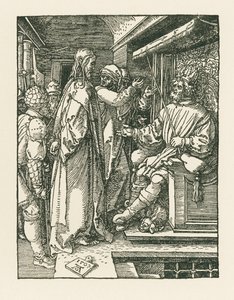 Kristus před Herodem od Albrecht Dürer or Duerer