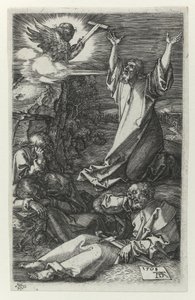 Kristus v zahradě olivovníků od Albrecht Dürer