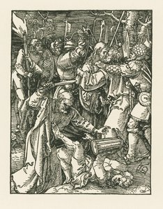 Kristus v zajetí, asi 1509 (dřevoryt) od Albrecht Dürer or Duerer