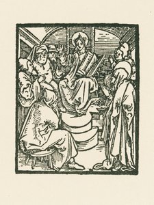 Ježíš mezi lékaři od Albrecht Dürer or Duerer