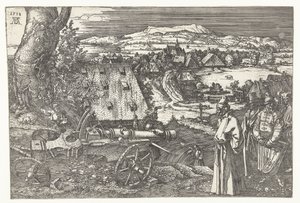 Krajina s dělem od Albrecht Dürer or Duerer
