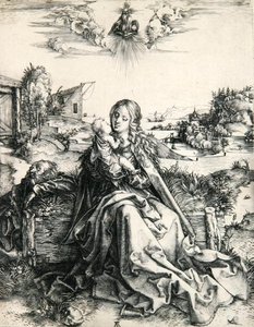 Madonna s vážkou (rytina) od Albrecht Dürer