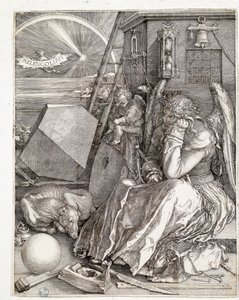 Melancholia I (rytina od Albrecht Dürer