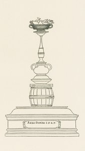 Monumentální sloup pro opilce od Albrecht Dürer or Duerer